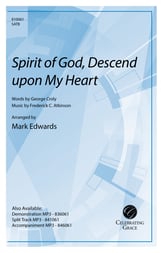 Spirit of God, Descend Upon My Heart SATB choral sheet music cover